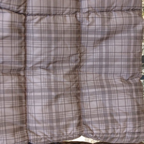 Columbia Brown Plaid Puffer Jacket 60% Down 40%feather Sz M - Picture 9 of 11